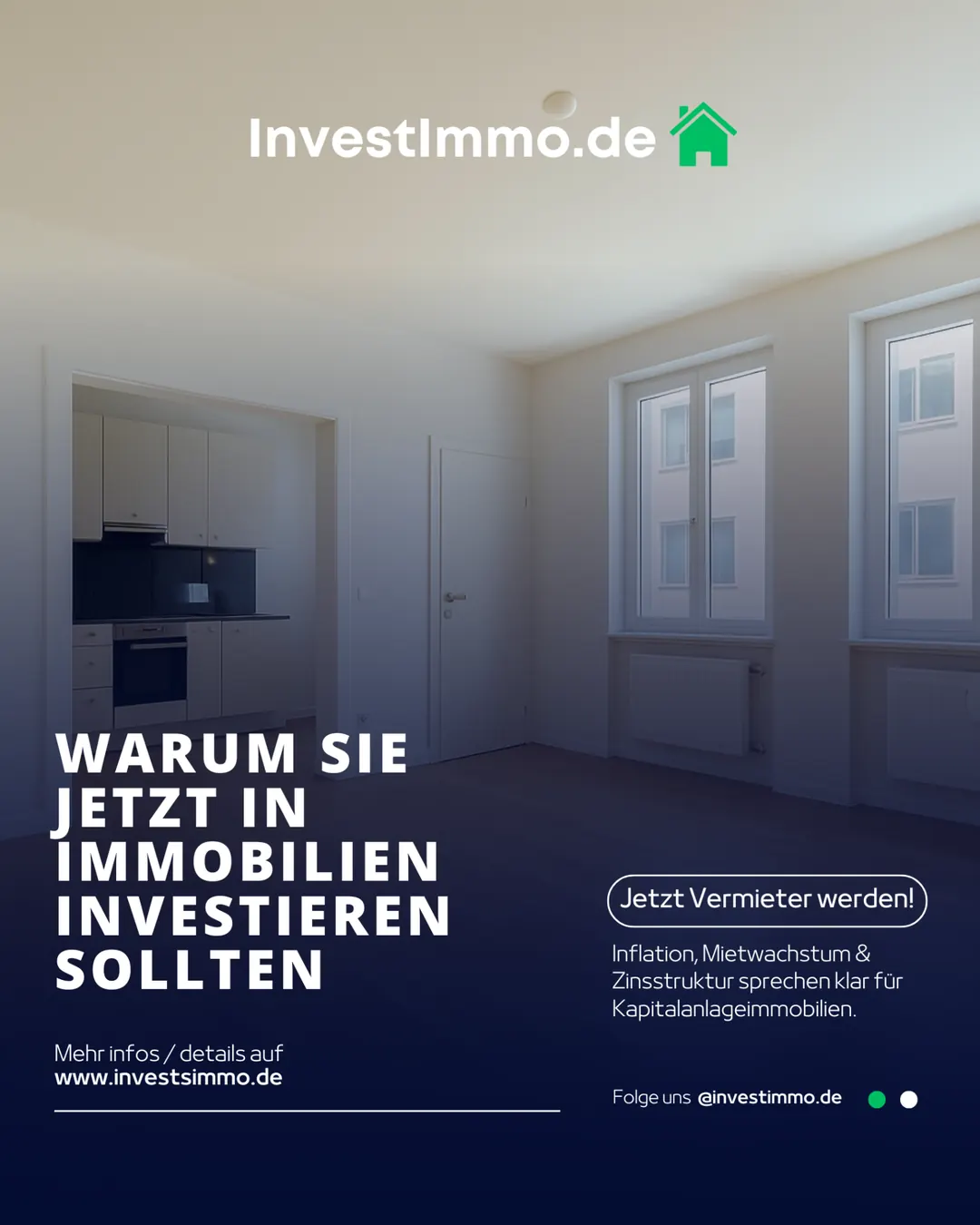 Warum jetzt in Immobilien investieren – Inflation und Mietwachstum – InvestImmo.de